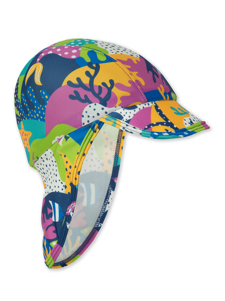 Kite- Coral Reef Beach Hat- Baby at the bank