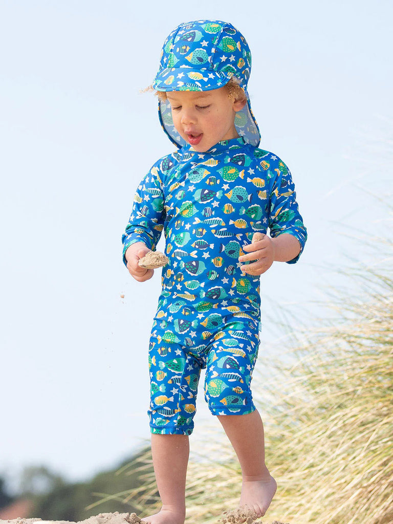 Kite- Funky Fish Sunsuit- Baby at the bank
