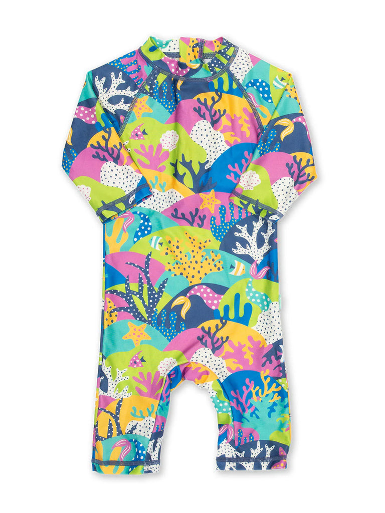 Kite-Coral Reef Sunsuit- Baby at the bank