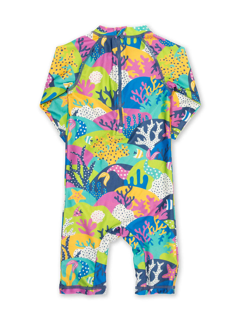 Kite-Coral Reef Sunsuit- Baby at the bank