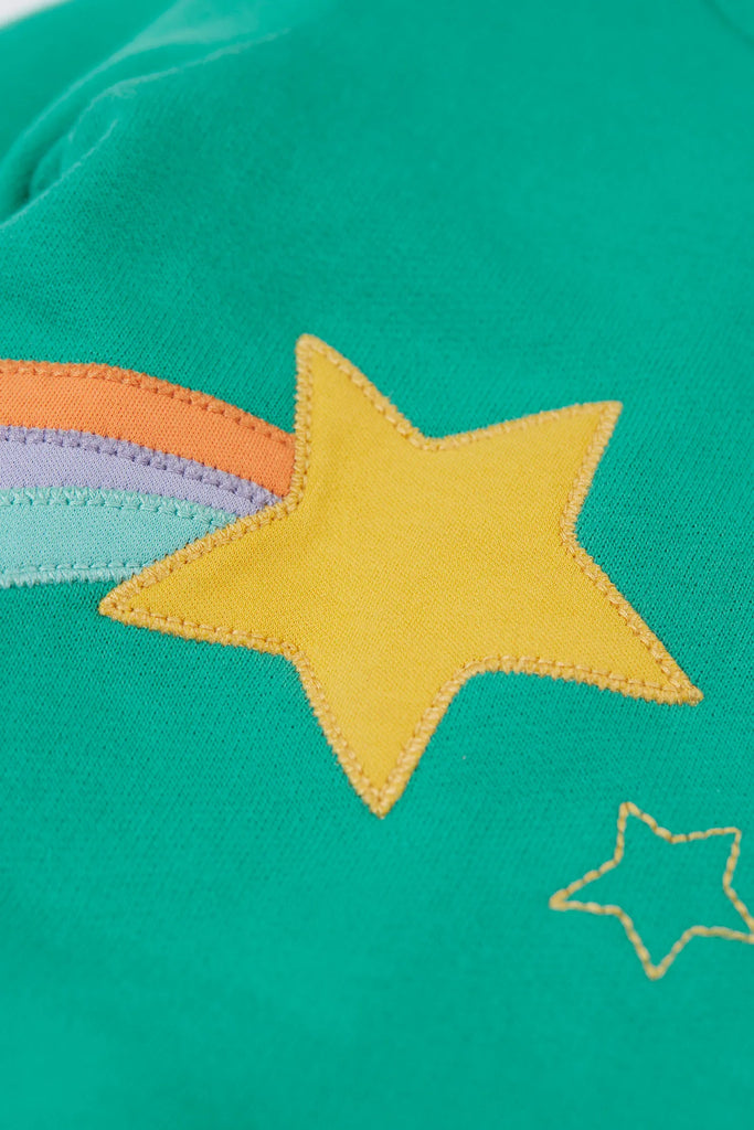 Frugi- Easy On Dress Magic Skies/Polar Bear- Baby at the bank