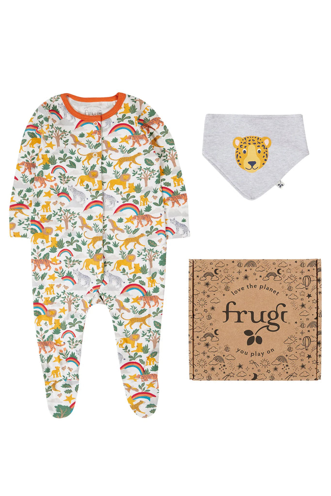 Frugi- Into The Wild Giftset- baby at the bank