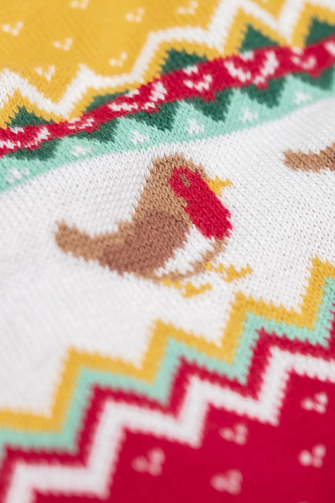 Frugi- Carol Cardigan Festive Fair Isle- Baby at the bank