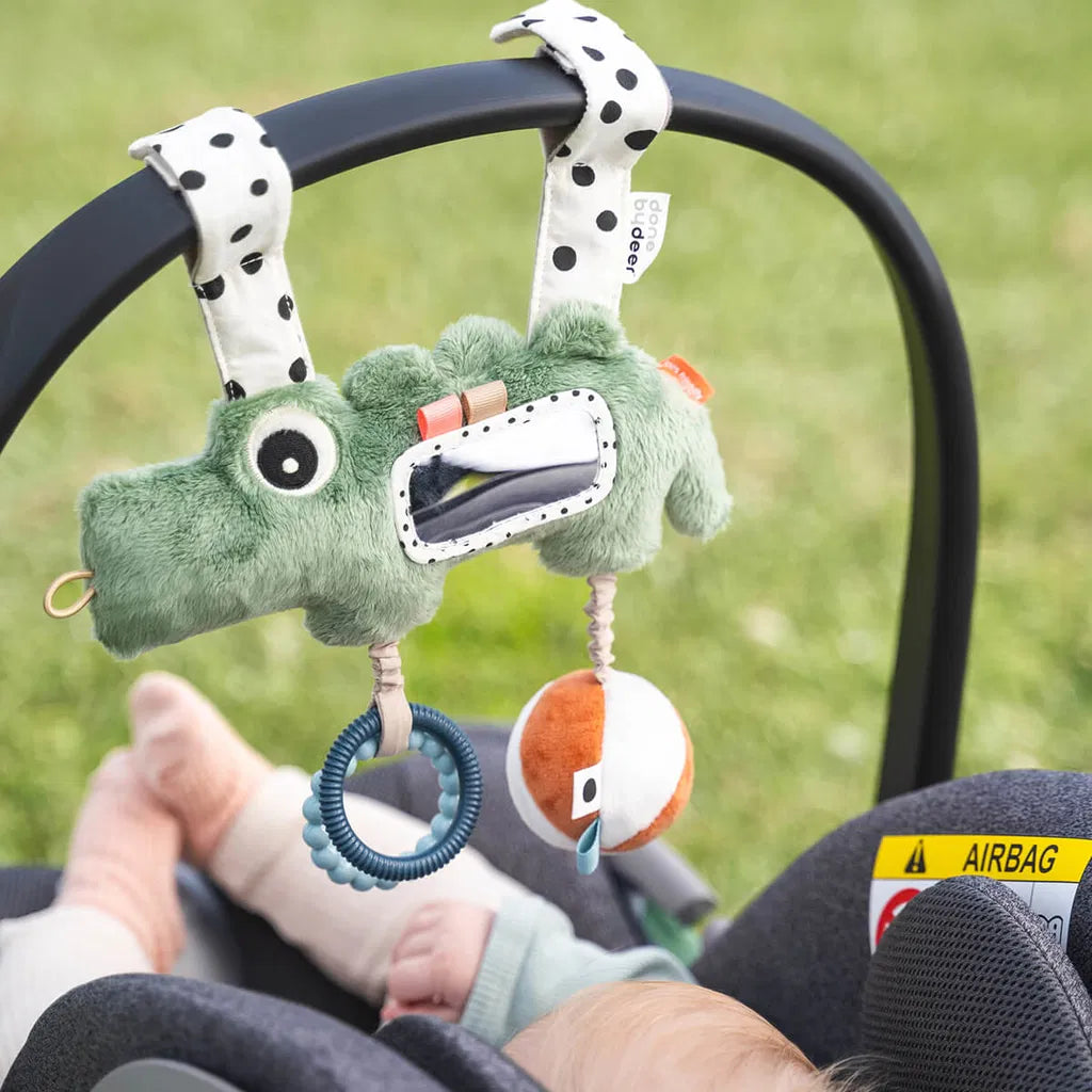 Done By Deer- Hanging Activity Toy Croco- Baby at the bank