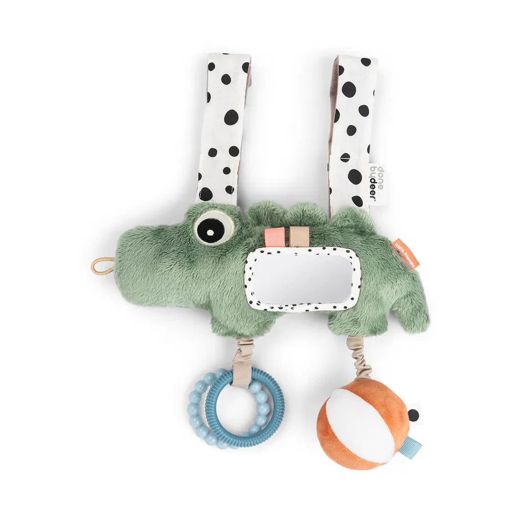 Done By Deer- Hanging Activity Toy Croco- Baby at the bank