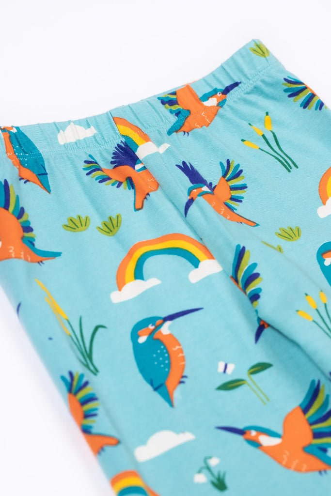 Frugi- Libby Leggings Kingfisher Skies- Baby at the bank