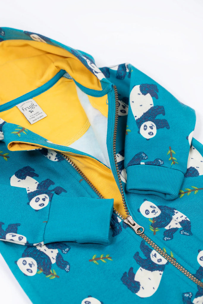 Frugi- Snuggle Suit Panda Pals- Baby at the bank