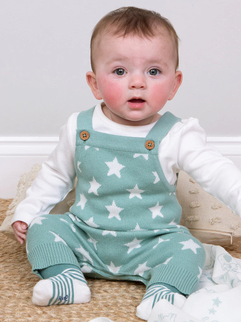 Kite- Star Knit Dungarees- Baby at the bank