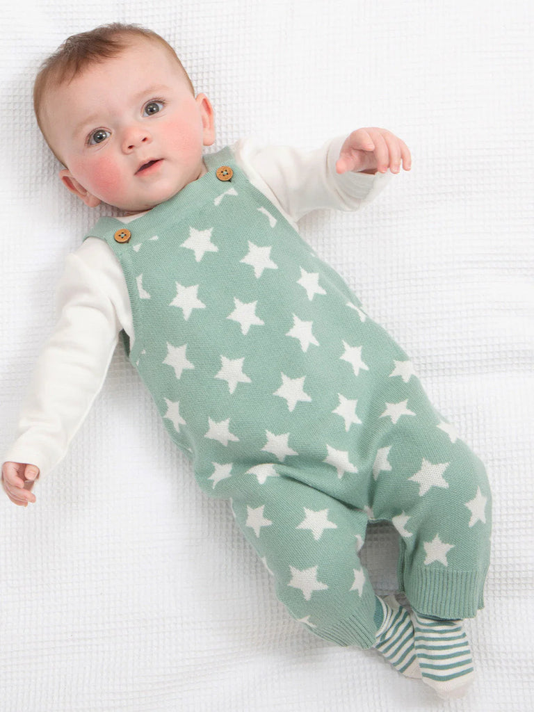 Kite- Star Knit Dungarees- Baby at the bank