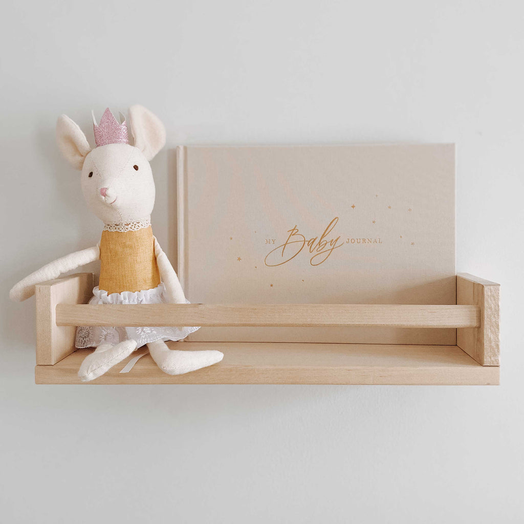 Blush & Gold -My Baby Journal (Ivory) newborn keepsake memory book gift