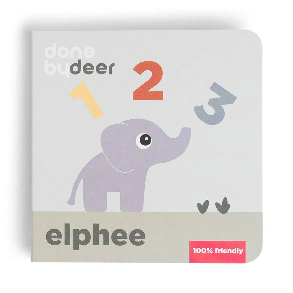 Done By Deer- Board Book Counting Elphee- Baby at the bank