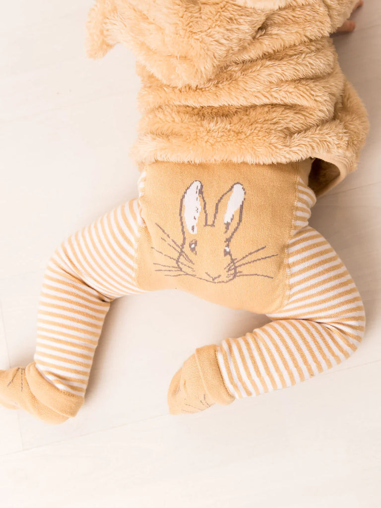 Blade and Rose- Peter Rabbit™ Neutral Leggings-baby at the bank