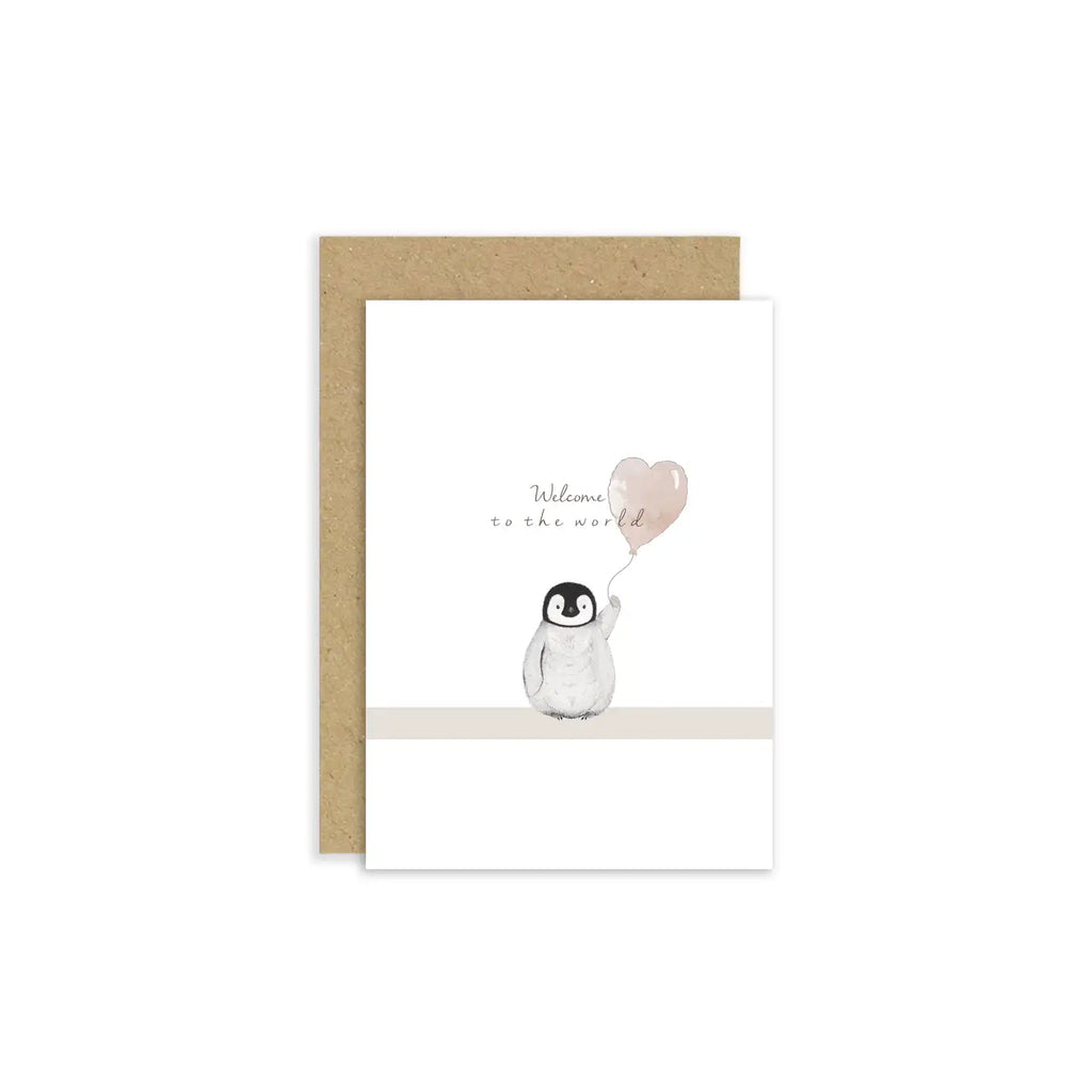 Little Roglets- Welcome To The World Card- Baby at the bank