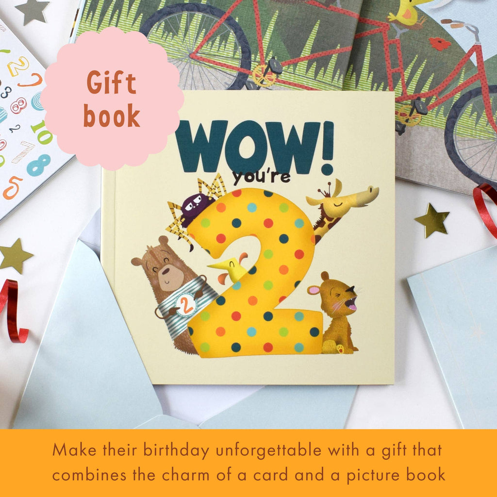 Wow! You're 2 | Age Cards | Age Birthday Cards | Age 2