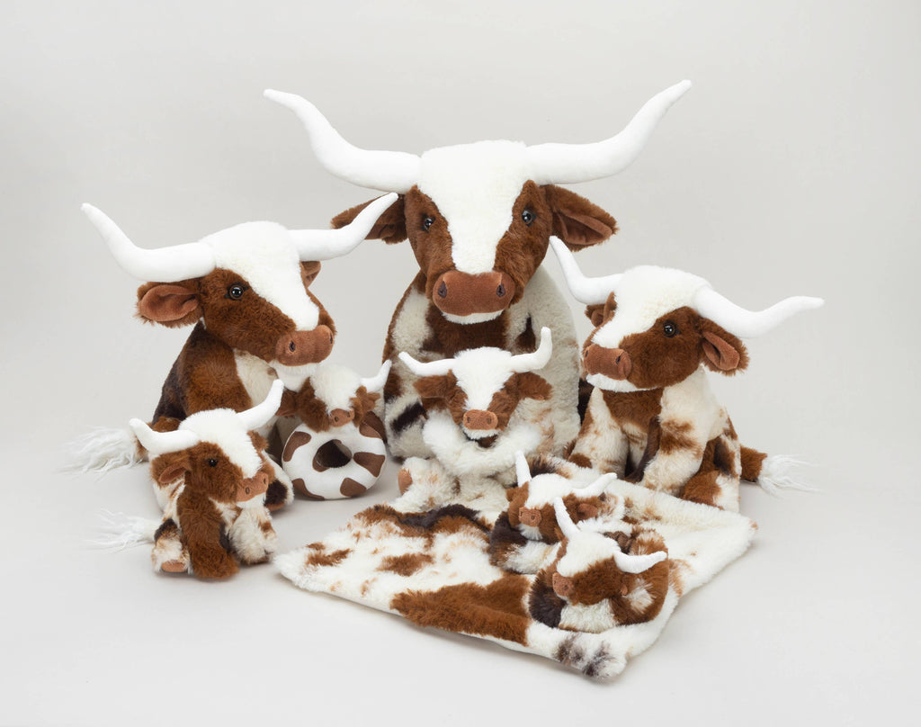 Jomanda -Texas Longhorn Highland Cow Plush Baby Slippers House Shoes