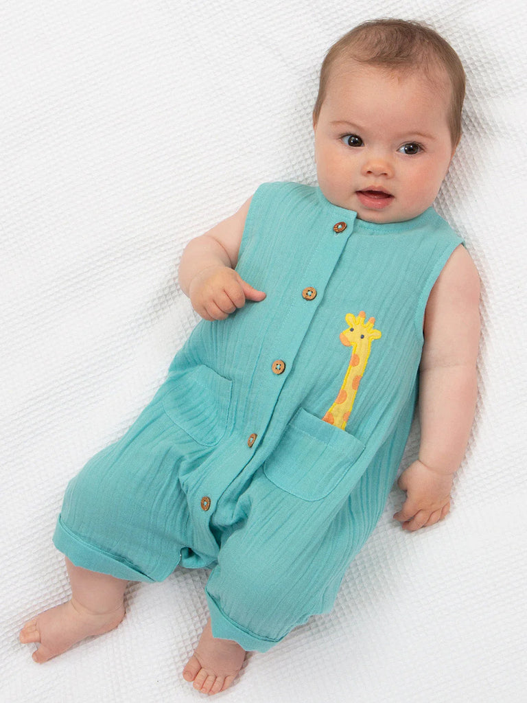 Kite - Hello Giraffe Dungarees