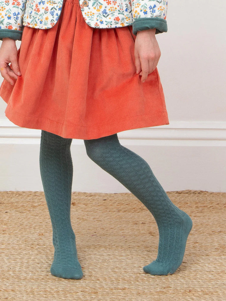 Kite - Cable Tights Thyme