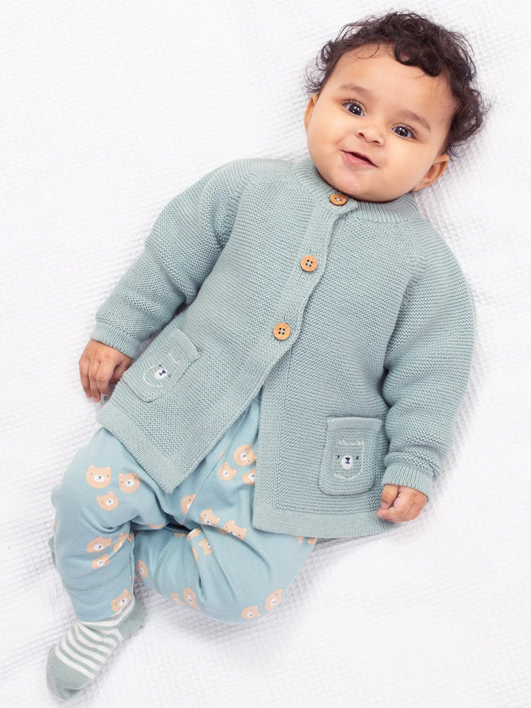 Kite- Baby Bear Cardi- Baby at the bak