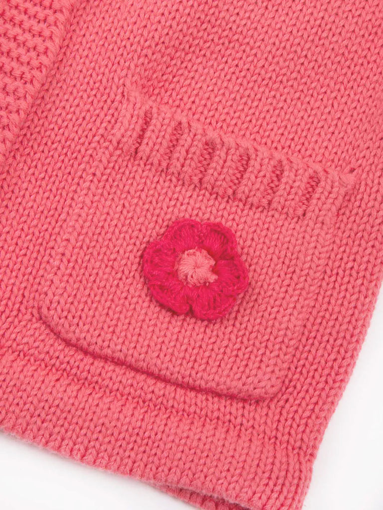 Kite- Flower Posey Cardi- Baby at the bank