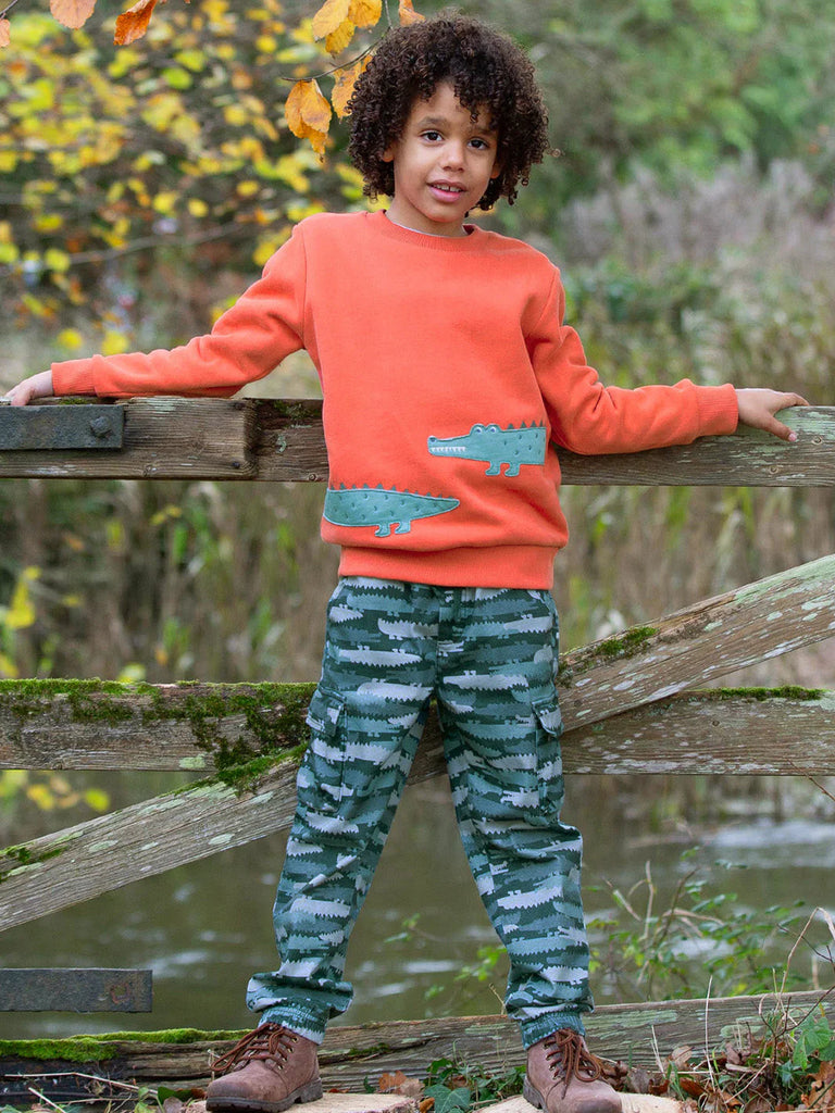 Kite- Croc Camo Cargos- Baby at the bank