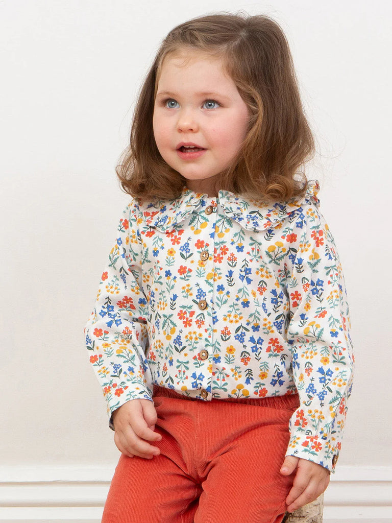 Kite- Fairy Flowers Blouse- Baby at the bank