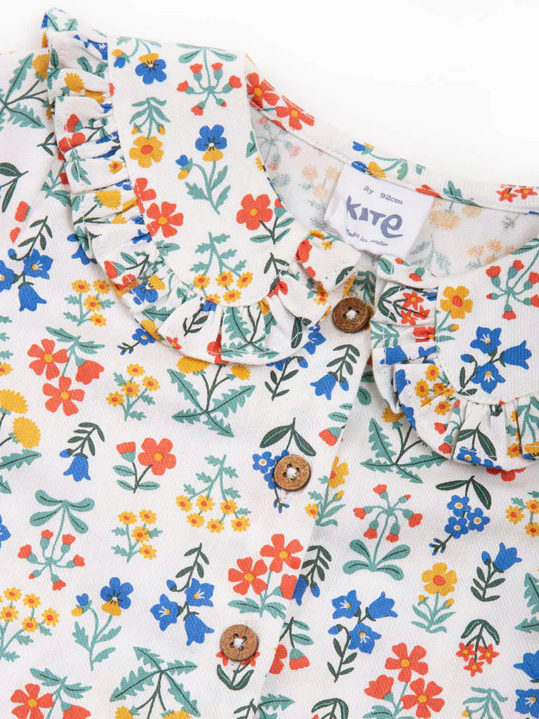 Kite- Fairy Flowers Blouse- Baby at the bank