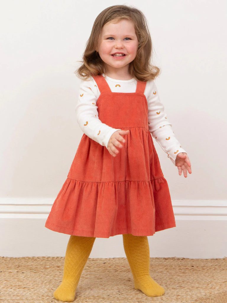 KIte- Waterfall Pinafore- Baby at the bank