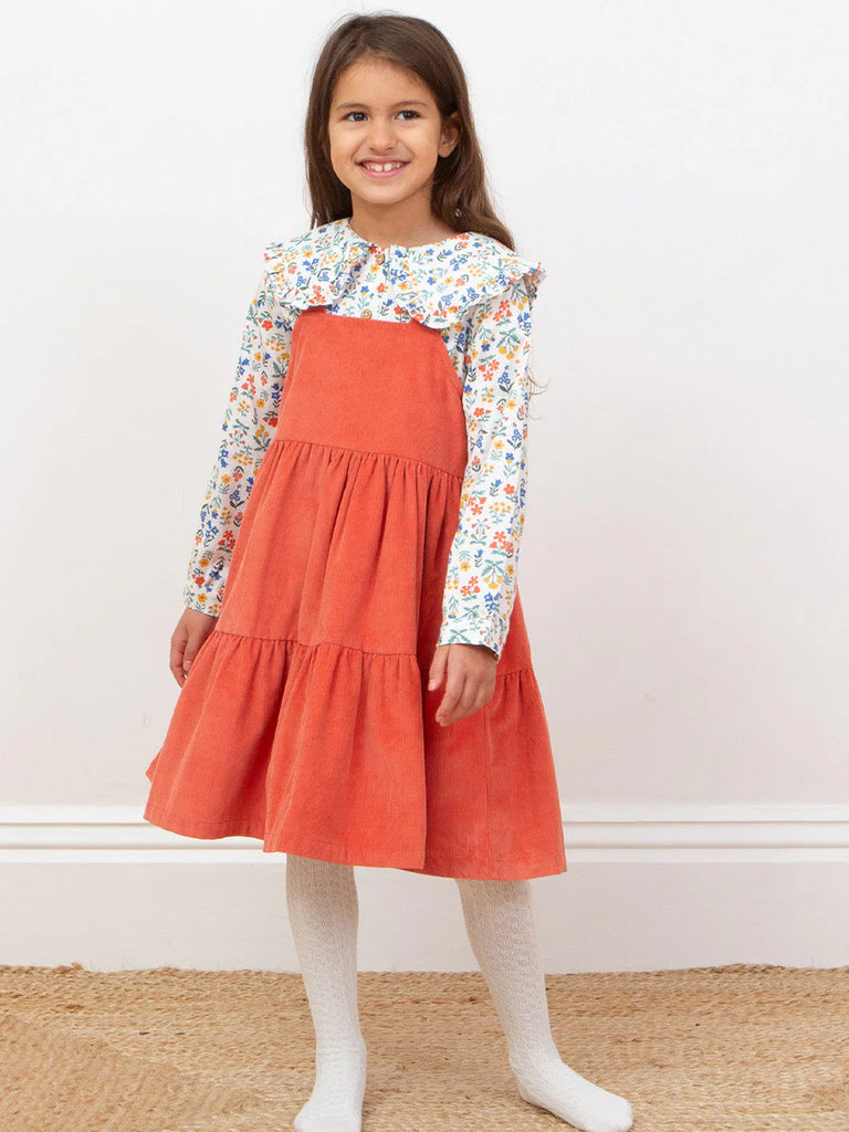 KIte- Waterfall Pinafore- Baby at the bank