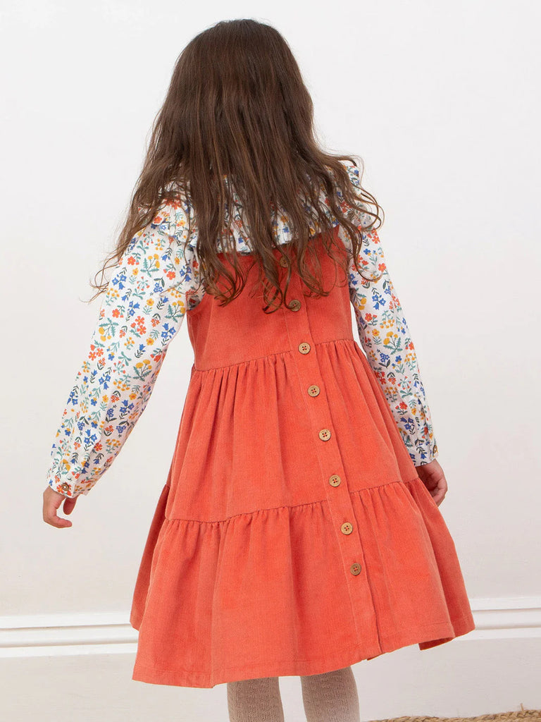 KIte- Waterfall Pinafore- Baby at the bank