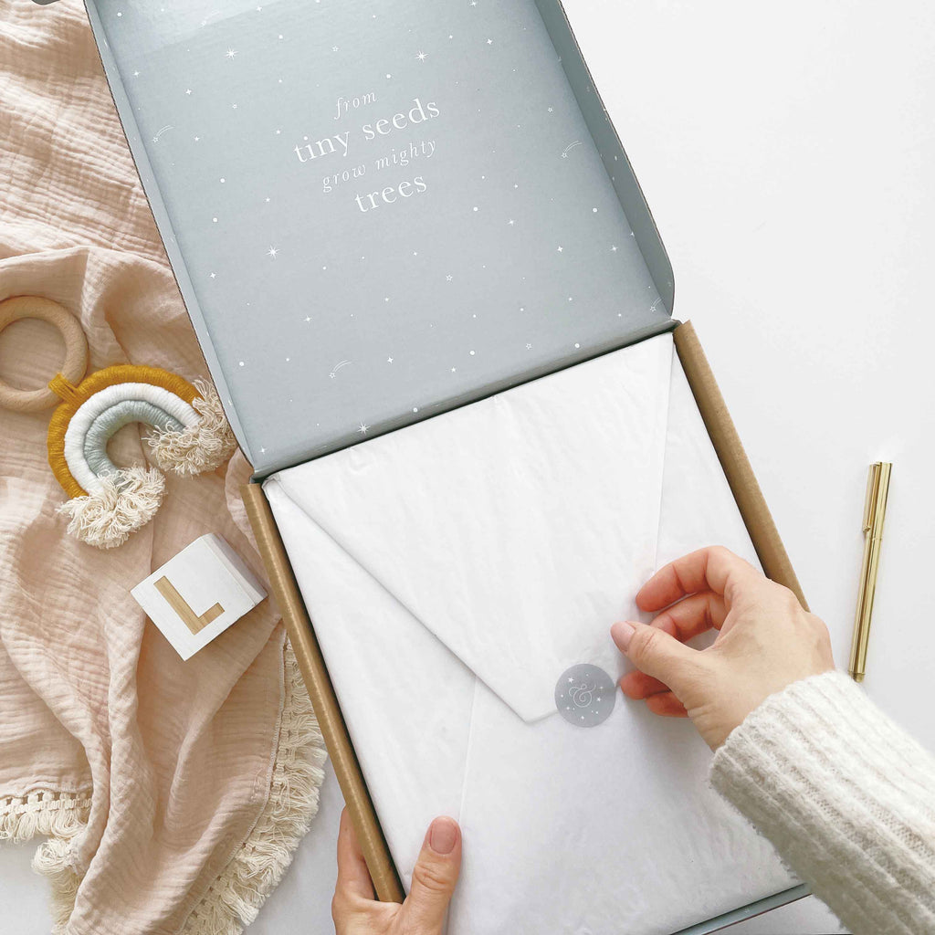 Blush & Gold -My Pregnancy Journal - Safari with Gilded Edges