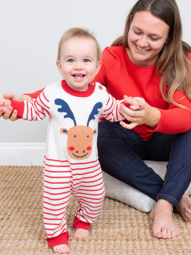 Kite- Mr Moose Knit Romper- Baby at the bank