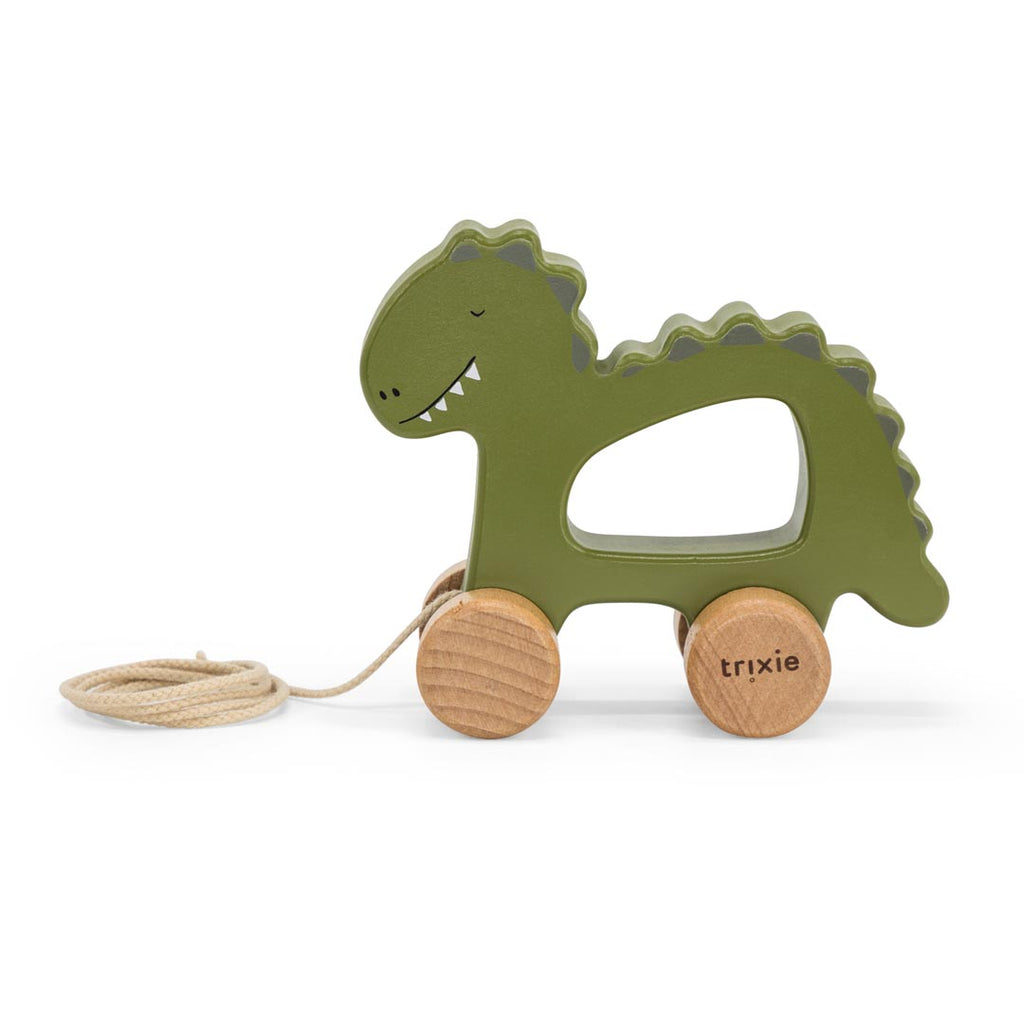 Trixie - Wooden Pull Along Dino