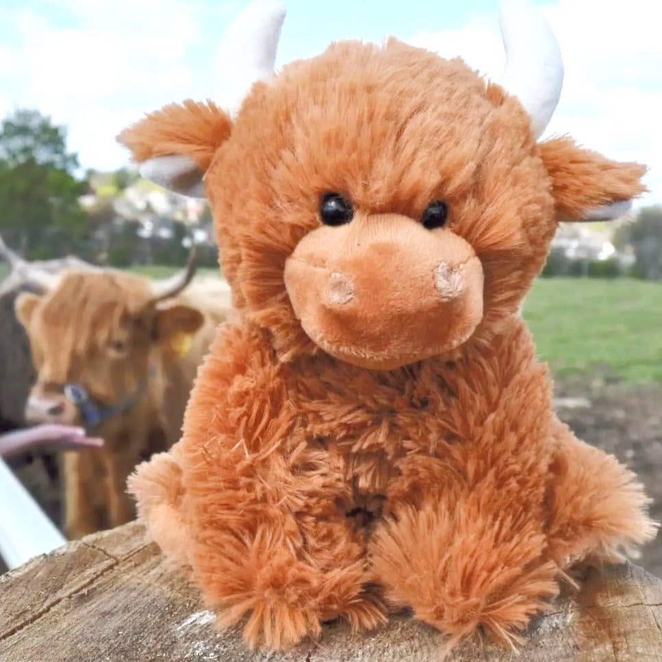 Jomanda -Scottish Highland Cow Plush Brown Plush Soft Toy - 20CM