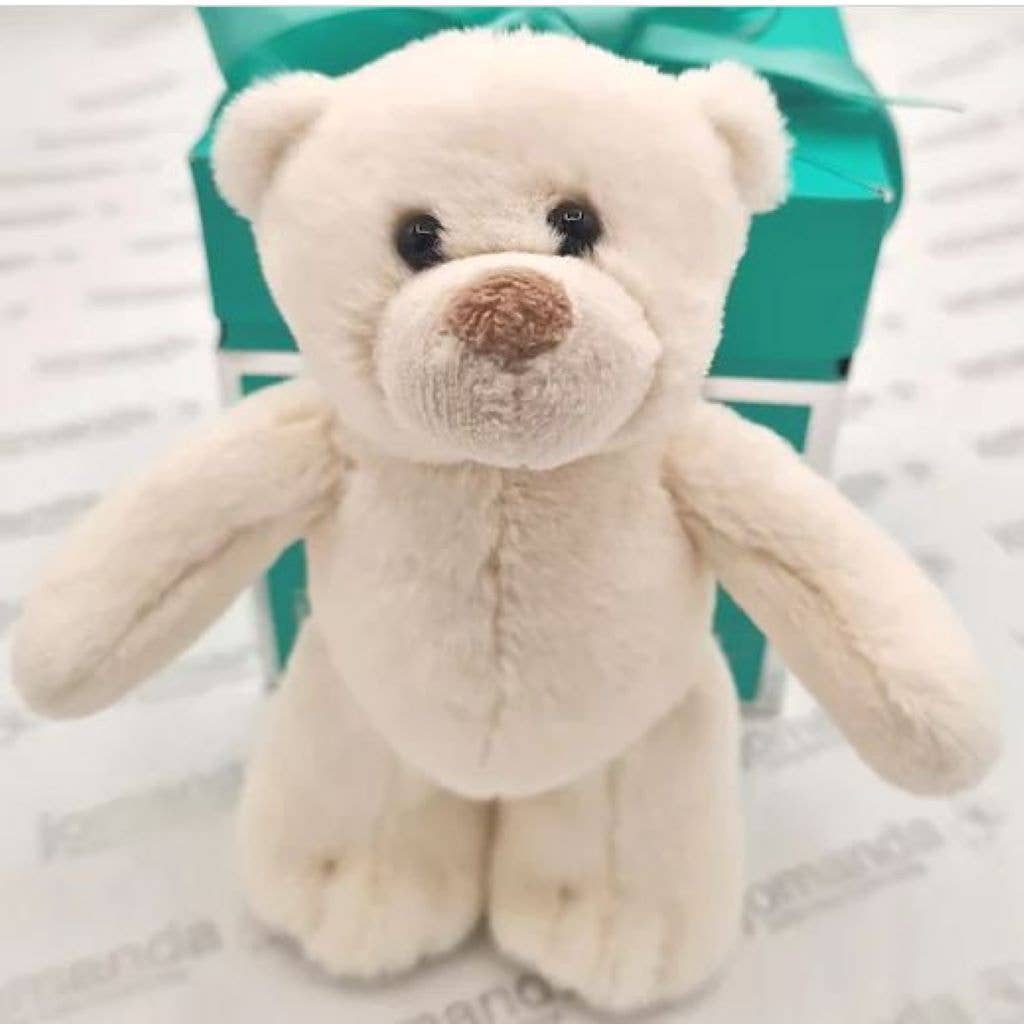 Jomanda -Bear Soft Toy Plush Stuffed Baby Cream - 13cm