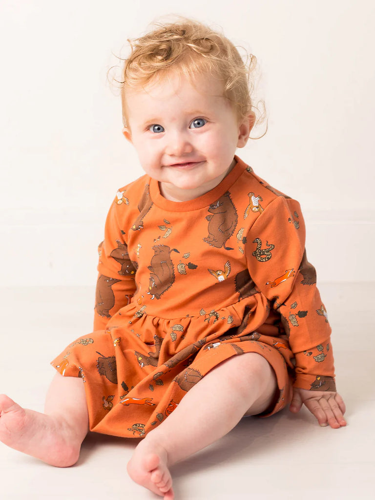 Blade and Rose- Gruffalo Outdoor Adventure Dress- Baby at the bank