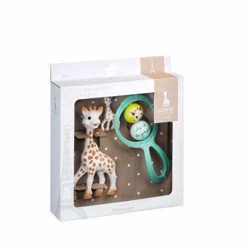 Sophie La Girafe- Newborn Gift Set- Baby at the bank