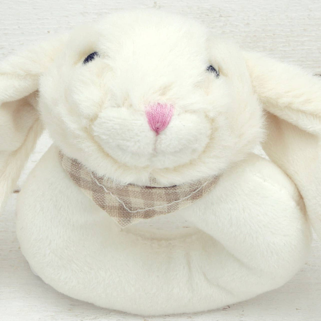 Jomanda -Bunny Baby Soft Toy Rattle Cream -10CM