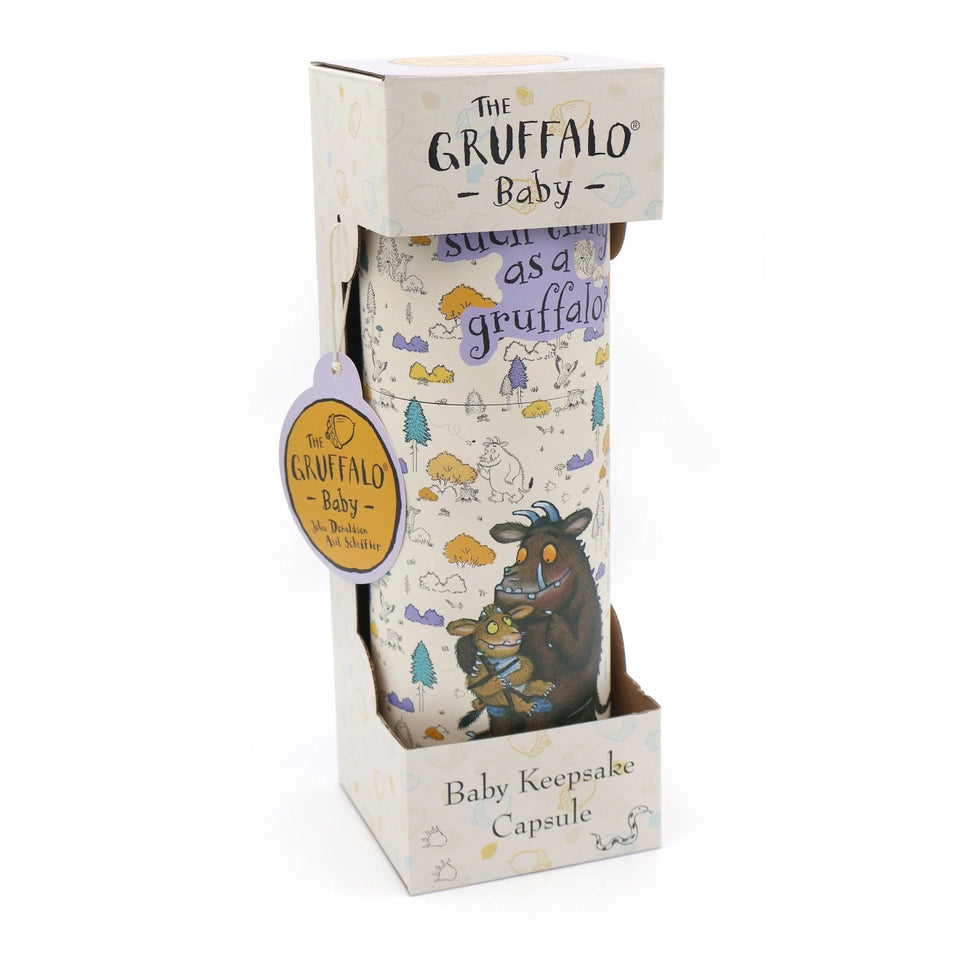 Robert Frederick- The Gruffalo Baby Keepsake Capsule- baby at the bank