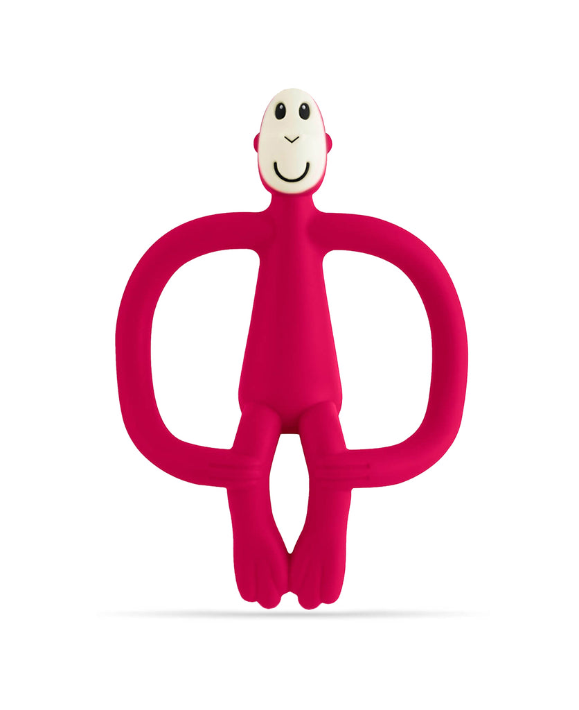 Matchstick Monkey- Matchstick Monkey Teething Toy Rubine- Baby at the bank