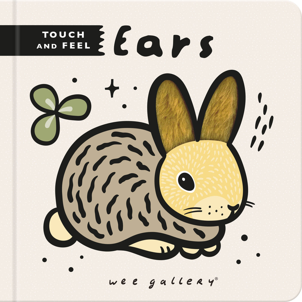Wee Gallery Touch and Feel Book Ears- Baby at the bank