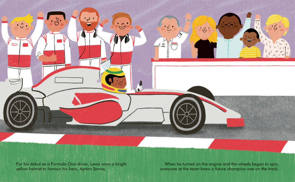 Little People Big Dreams- Lewis Hamilton- Baby at the bank