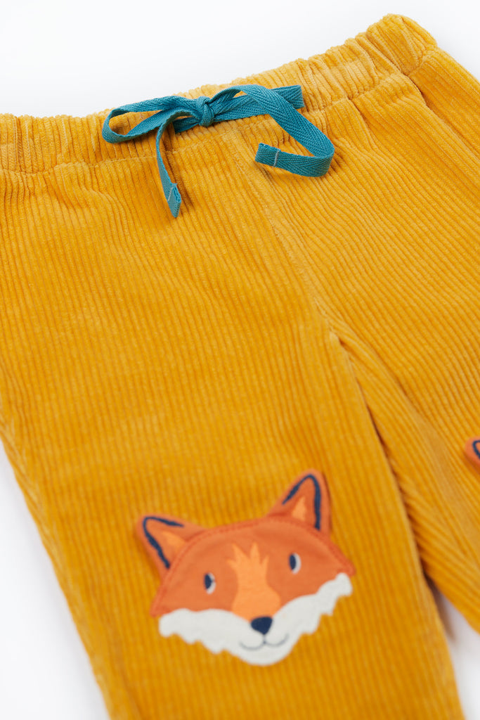 Frugi-Arlo Cord Trousers Gold/Fox