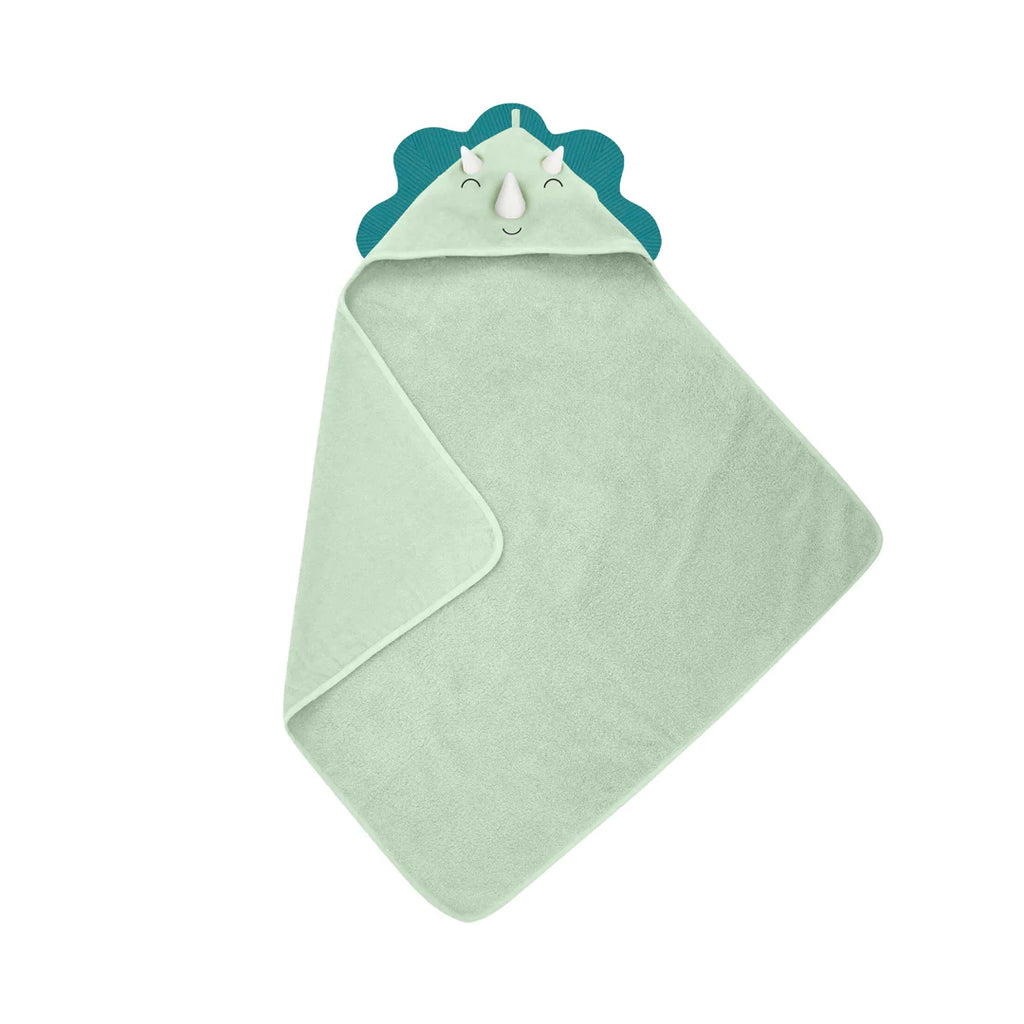 Aroma Home- Kids Downtime Dinosaur Hooded Towel- baby at the bank