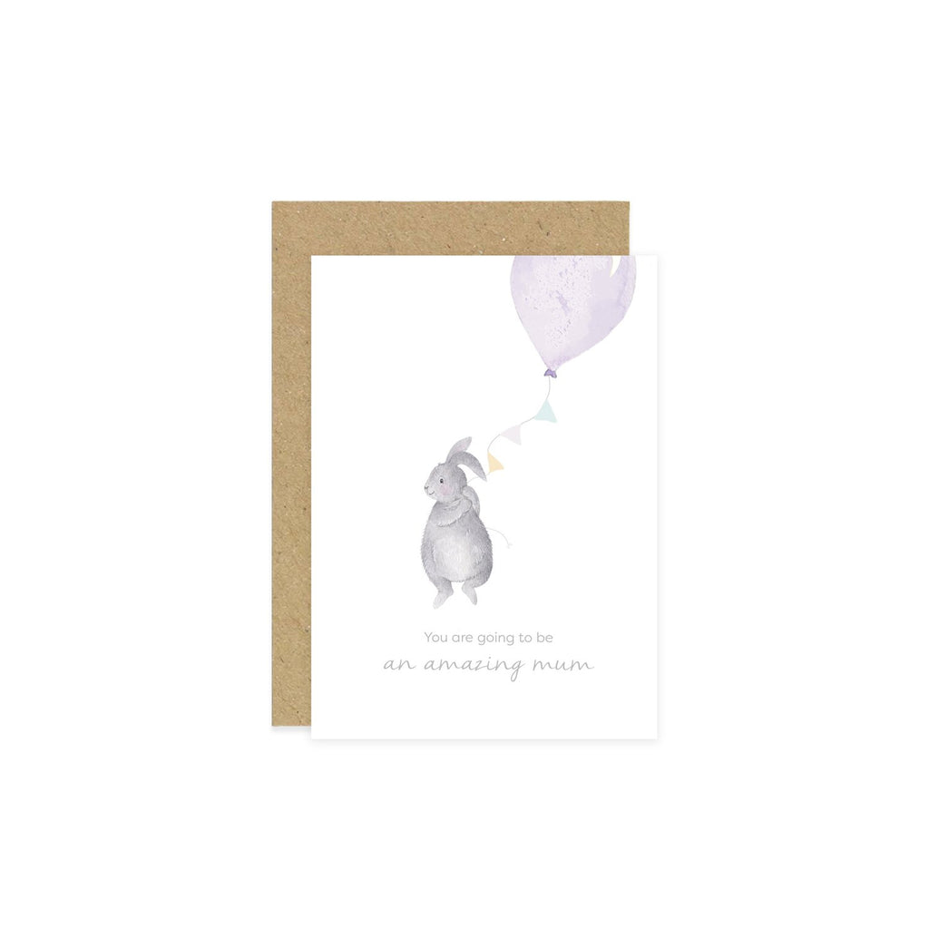 Little Roglets- Amazing Mum Card- Baby at the bank