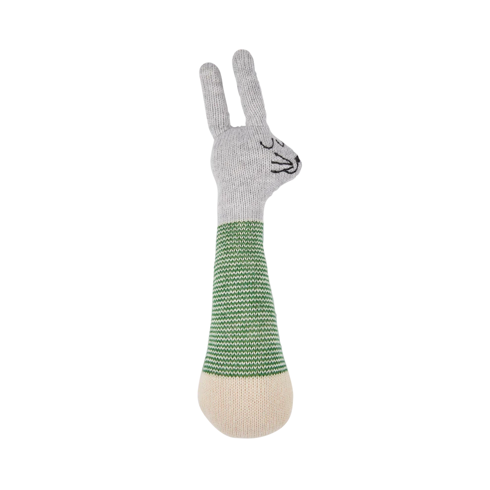 Sophie Home - Rabbit Green Rattle