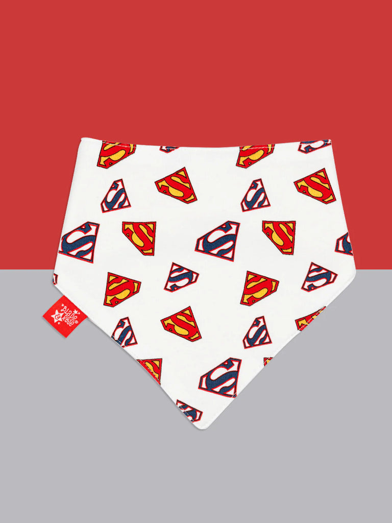 Blade and Rose- Superman 2PK Bib-Baby at the bank