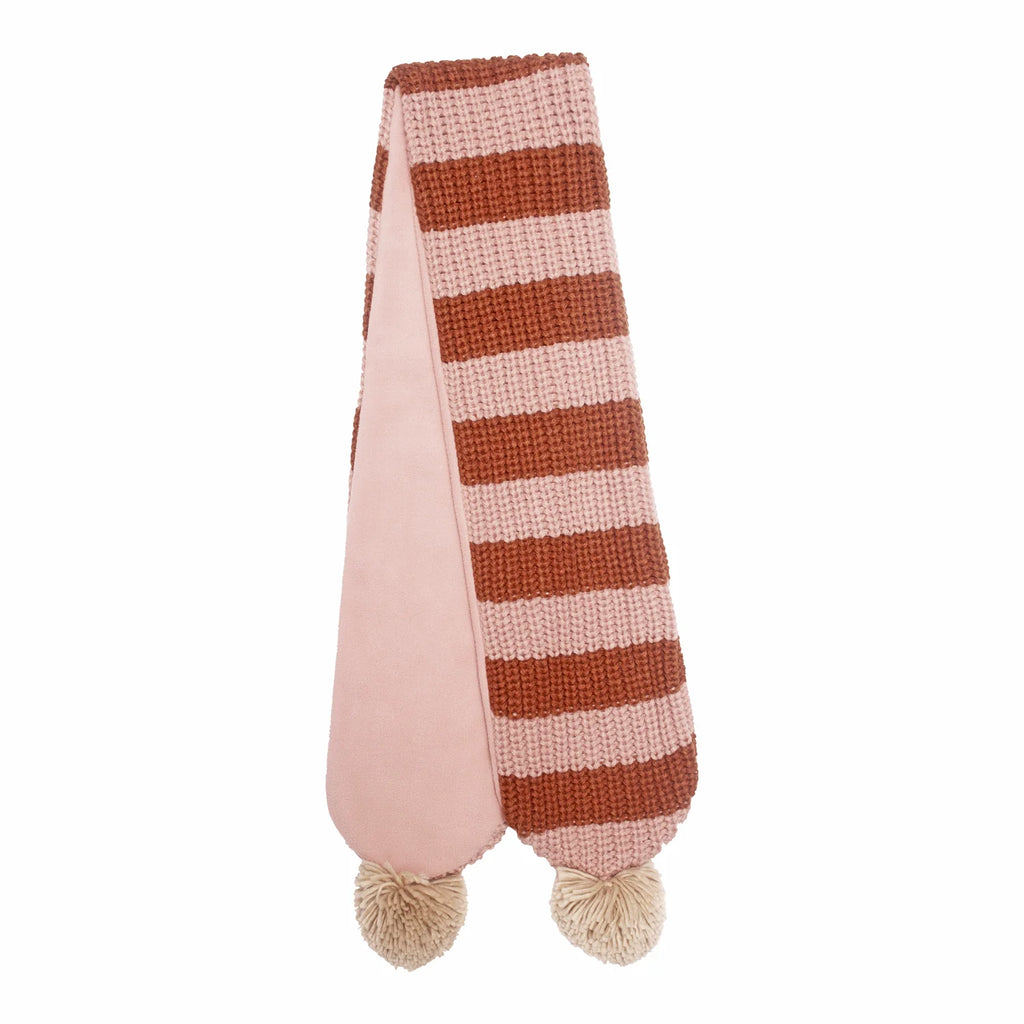 Rockahula- Cosy Striped Knitted Scarf- Baby at the bank