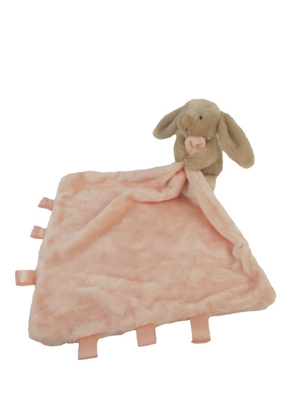 Ziggle- Baby Comforter - Bunny Pink