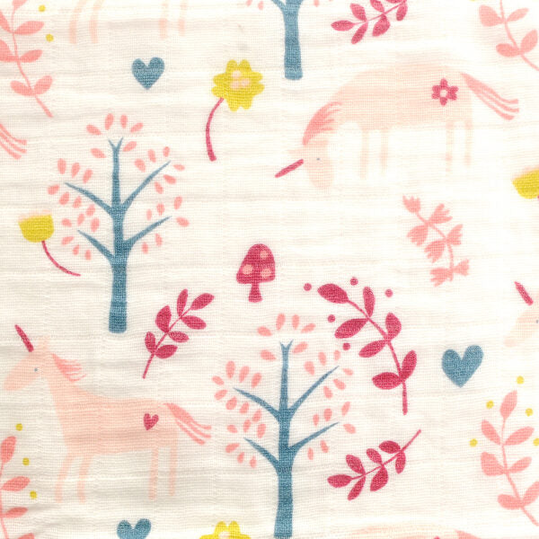 Ziggle- Cosatto Unicorn Garden Muslin Duo