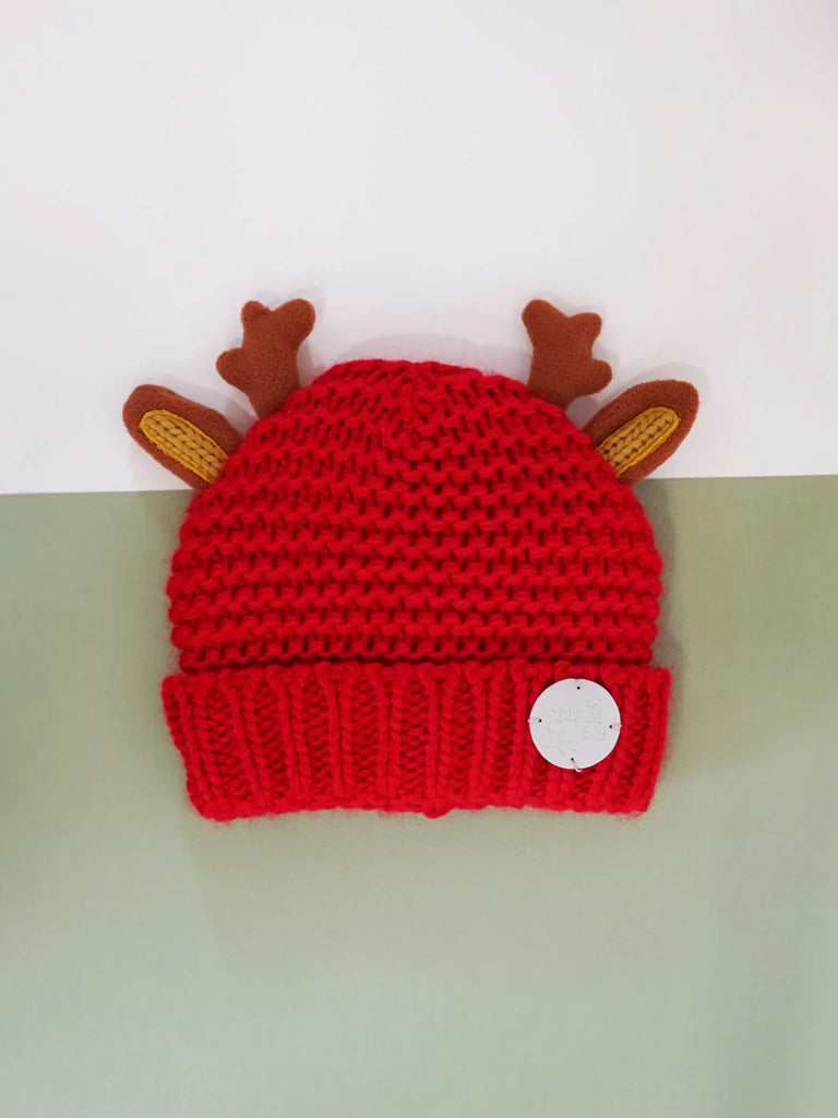 Blade and Rose- Festive Winter Hat- baby at the bank